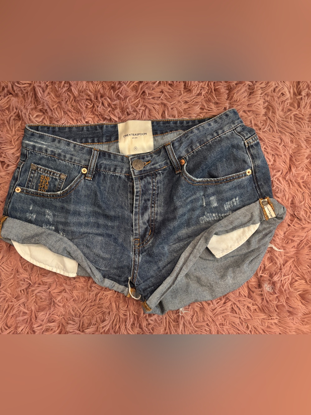 One Teaspoon Women’s Medium Blue Relaxed Denim Jeans